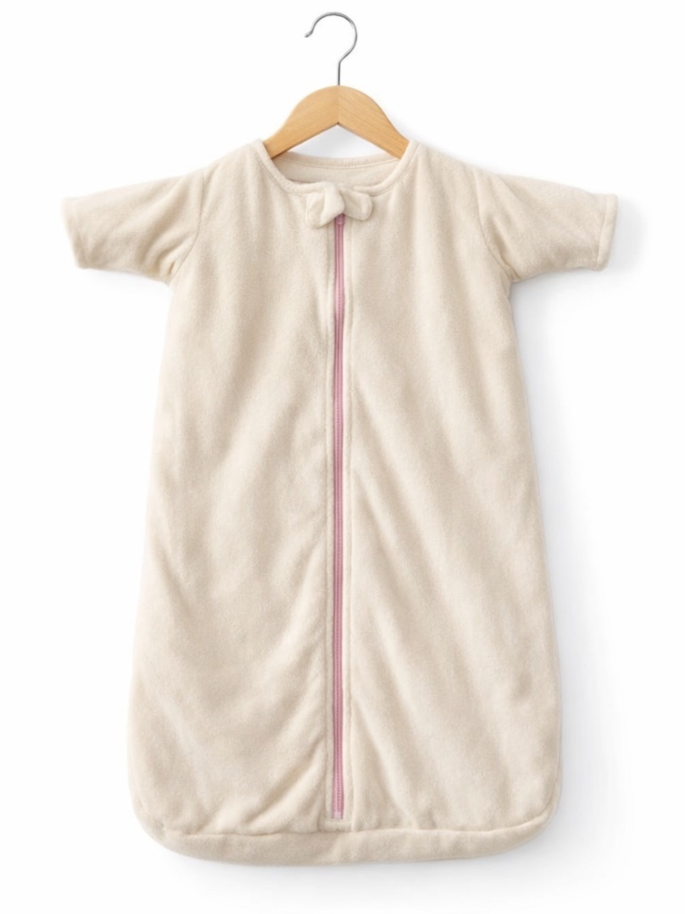 10/$15 Cream and Pink Winter Sleep Sack Fits Up to 3-4 Months